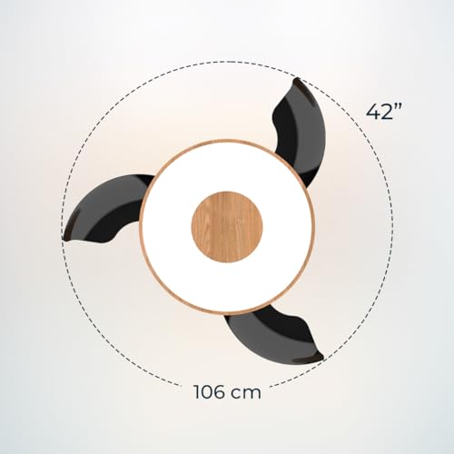 Cecotec Ceiling Fan With Light and Retractable Blades - Energy Efficiency