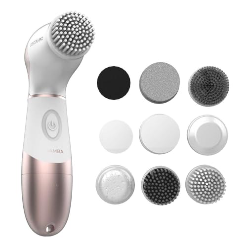 Cecotec - 9 in 1 Total Clean Facial Cleansing Brush with 360° Rotation and Ergonomic Design