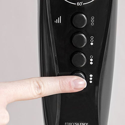 Cecotec - EnergySilence 1020 Pedestal Fan, 60W, 10 Blades, Adjustable Height