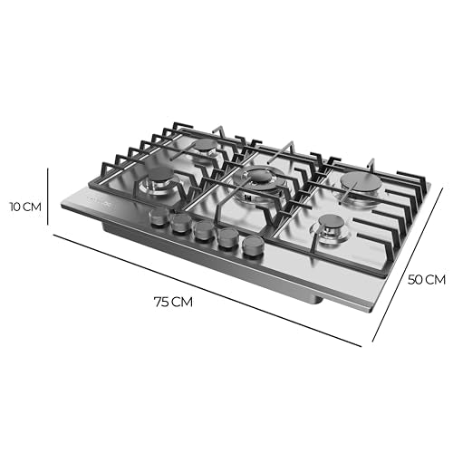 Cecotec Bolero Squad G 5200F Hob - 5 Burners With High Power