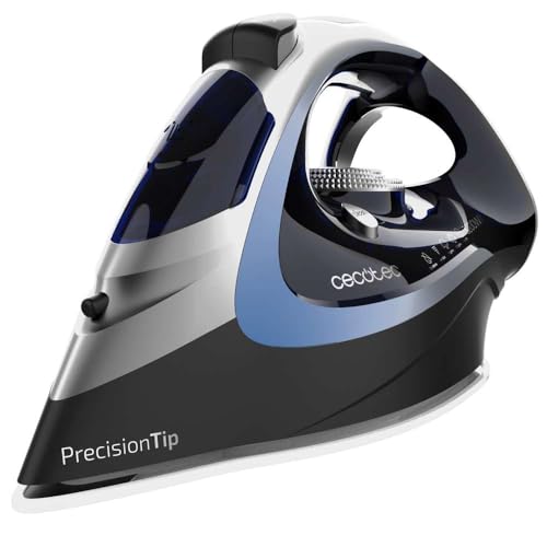 Cecotec IronHero 3200 Vital Steam Iron in black with Turbo Slide sole and precision tip