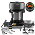 Cecotec Mambo CooKing Unique Food Processor in black with touchscreen and stainless steel jug
