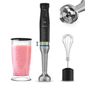 Cecotec Katana 15 TotalDestroy Hand Blender in black with ergonomic design and double blades
