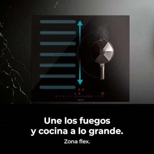 Cecotec - Bolero Squad I 3300 FullFlex Induction Cooktop, 7400W, 28cm, Touch Slider