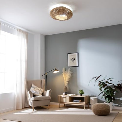 Cecotec - Ceiling Fan with Light, DC Motor 20W, Remote Control, 5 Blades