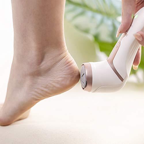 Cecotec - Rechargeable Electric Foot File with Vacuum, 100 mins, 3 Discs