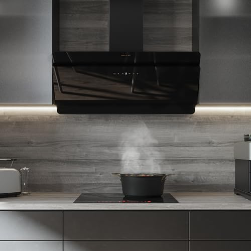 Cecotec - 90cm A++ Extractor Hood with 800m3/h, LED Lighting & Touch Control