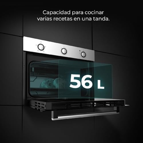 Cecotec - Bolero Hexa C134500 Built-In Oven, 56L Capacity, 2600W, Steam Cleaning