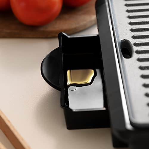 Cecotec - RocknGrill Electric Grill 1000W with Non-Stick Coating, Compact Design