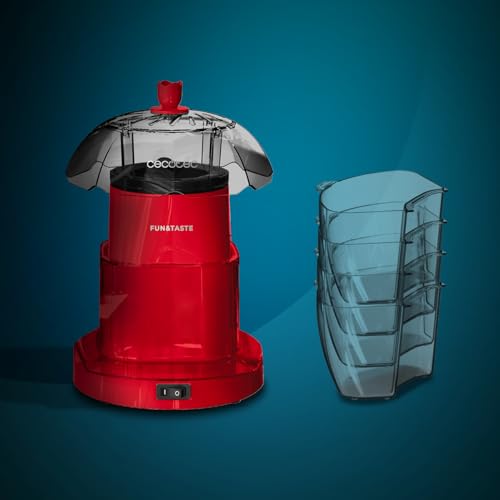 Cecotec Fun&Taste P'Corn Lotus Electric Popcorn Machine - Ready Popcorn in 2 Minutes