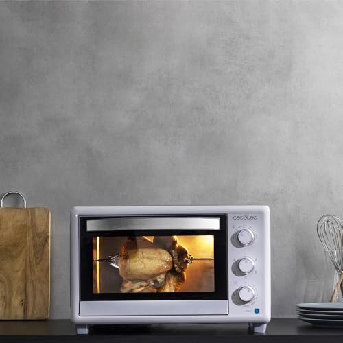 Cecotec BakeundToast 3090 White Gyro Table Stove - 30L, 1500W, Convection Cooking