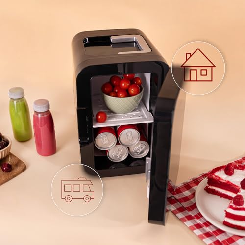 Cecotec Bolero MiniCooling 6L Fridge - Car & Caravan Compatible, Portable Cooling & Heating