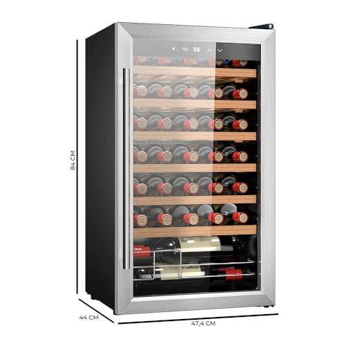 Cecotec Wine Cellar 34 Bottles With Compressor Cooling and Adjustable Temperature