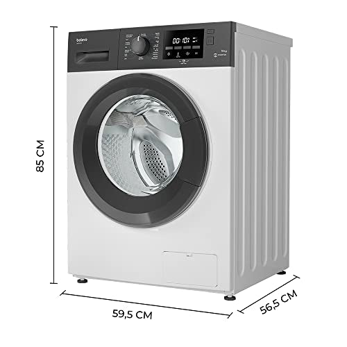 Cecotec - 10 kg Front Load Washing Machine with Inverter Motor, 16 Programs