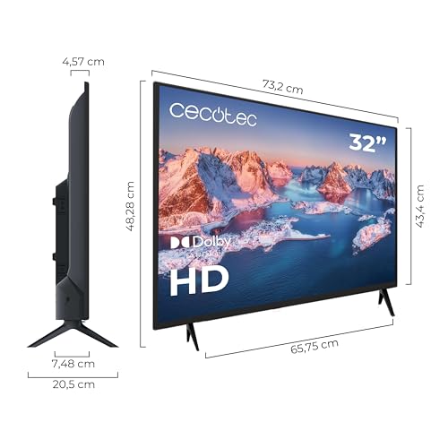 Cecotec 32 Inch LED TV - HD Resolution With Dolby System