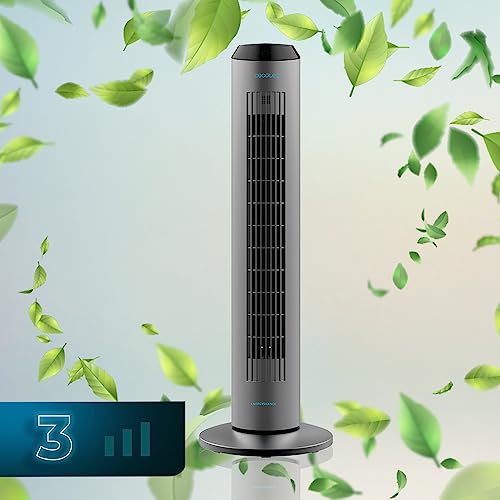Cecotec Tower Fan EnergySilence 8190 Skyline Ionic - Maximum Comfort With Remote Control