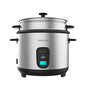Discover the Cecotec 700W Rice Cooker with 1.8L capacity, perfect for cooking delicious rice dishes for up to 10 servings. Stainless steel and glass lid included.