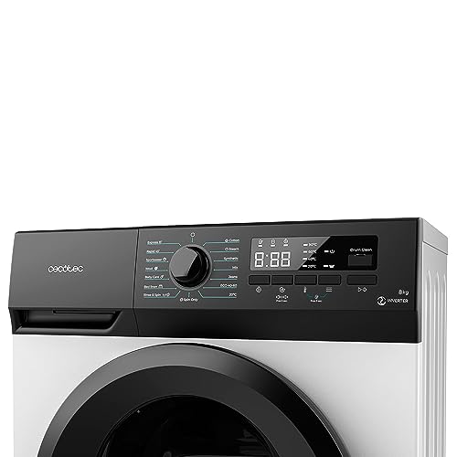 Cecotec Bolero Dresscode 8300 Inverter Max A Washing Machine - Energy Efficient & Programmable