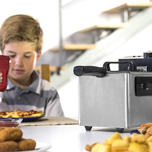 Cecotec CleanFry Stainless Steel Deep Fryer 1.5L With OilClean Filter
