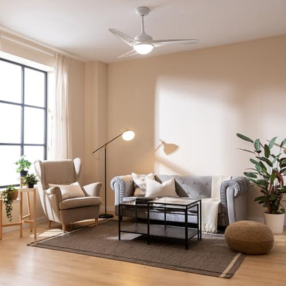 Cecotec - EnergySilence Aero 550 Ceiling Fan with LED Light, 3 Blades, Remote Control