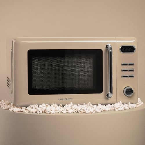 Cecotec ProClean 5110 Retro Beige Microwave With Grill - 700W Power