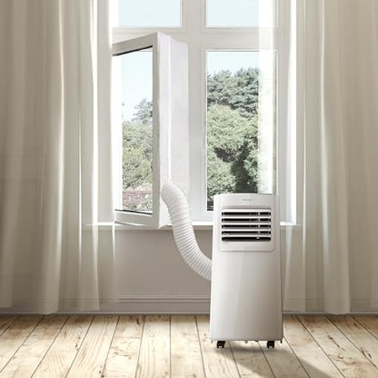 Shop Cecotec's Universal Insulating Window Cover for Portable ACs, 400 cm, made of 100% durable polyester. Ideal for energy efficiency and easy installation. Keywords: insulating window cover, portable AC, durable polyester