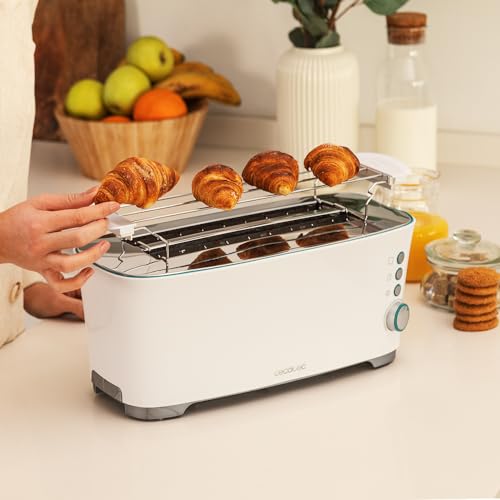 Cecotec Vertical Toaster Toast&Taste Extra Double W. 1350W Power, Automatic Shut-off