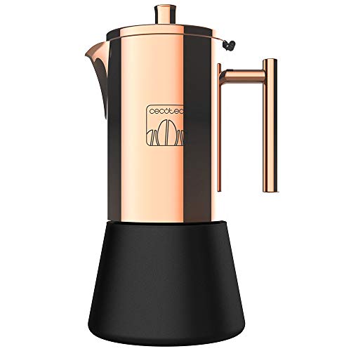 Discover the Cecotec Moking 400 Coffee Maker, a stylish stainless steel appliance, dishwasher safe, and compatible with all cooking surfaces. Perfect for coffee lovers!