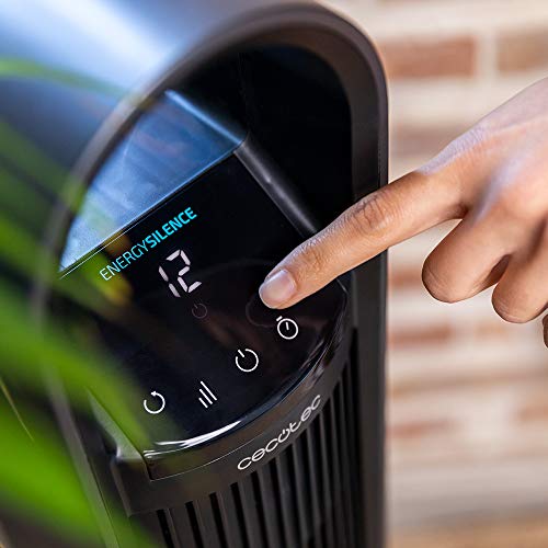 Cecotec - EnergySilence 9190 SkyLine Ionic Tower Fan, Remote, Timer, WiFi Control