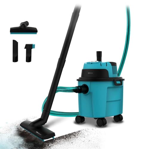 Discover the Cecotec 1000W Wet & Dry Vacuum Cleaner, a lightweight and compact solution for efficient cleaning. Dual function for suction and blow. Perfect for home and garden!