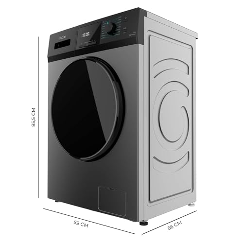 Cecotec Bolero Dresscode 8410 Inverter Steel A Washing Machine - 8 kg Capacity, Energy Efficient