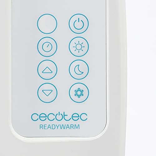 Cecotec - Ready Warm 1800 Thermal Transmitter, 8 Elements, 3 Modes, Timer, Remote Control