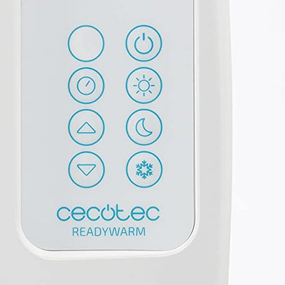 Cecotec - Ready Warm 1800 Thermal Transmitter, 8 Elements, 3 Modes, Timer, Remote Control