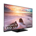 Cecotec 50" Smart TV A2 Series with a sleek frameless design and vibrant display