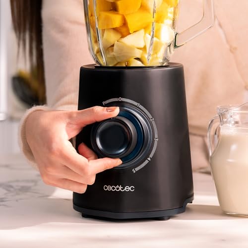 Cecotec Smoothie Blender Power Black Titanium 2300MAX - 1.5L Capacity & Turbo Boost