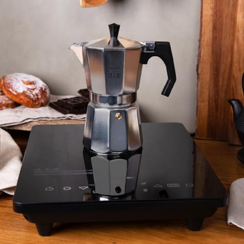 Cecotec Full Crystal Onyx Portable Induction Hob - 2000W, Easy to Clean