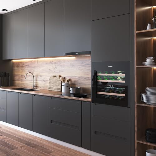Cecotec - GrandSommelier Duo 36000 Wine Cellar, 36 Bottles, Double Zone 5ºC-20ºC