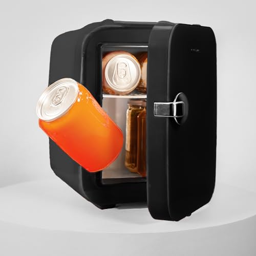 Cecotec Mini Fridge Bolero MiniCooling 4L - 12V/220V Compatible, Portable Cooling & Heating