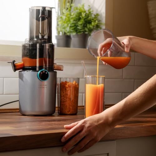 Cecotec Juice&Live 1500 Slim Cold Press Juice Extractor - Healthy Juices at Home