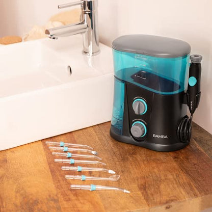 Cecotec - Bamba ToothCare 1200 Jet Pro, 7 Nozzles, 10 Pressure Settings, LED Display