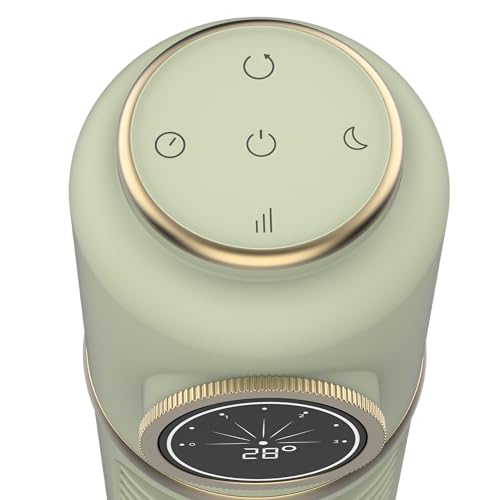 Cecotec - EnergySilence 1090 Retro Pedestal Fan, 81cm, 40W, LED Display, Remote Control