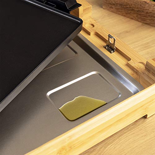 Cecotec Tasty&Grill 2000 Electric Bamboo Plancha - Fast Cooking