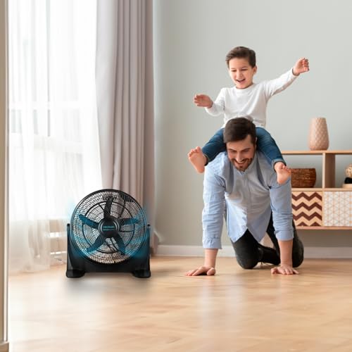 Cecotec Floor Fans EnergySilence 2000 - 90W, 20 Inch Diameter, 3 Speed
