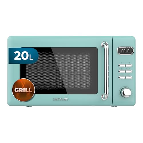 Cecotec Proclean 5110 Retro Green Digital Microwave with Grill