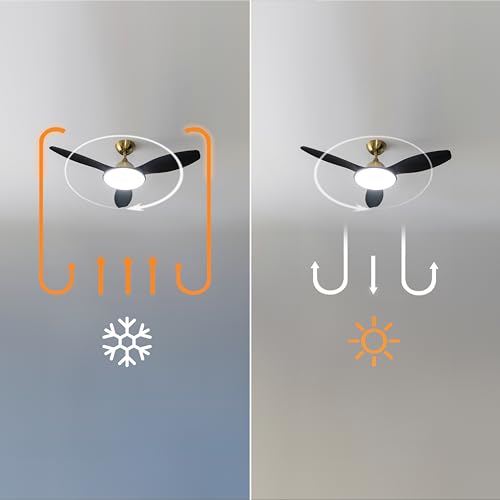 Cecotec - EnergySilence Ceiling Fan with Light, 36W DC Motor, Remote Control, 48" Diameter