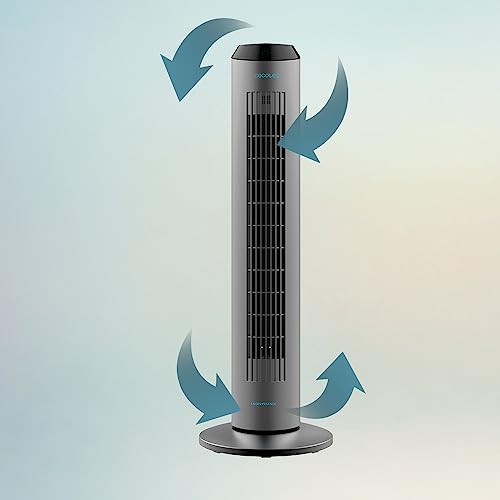 Cecotec Tower Fan EnergySilence 8190 Skyline Ionic - Maximum Comfort With Remote Control