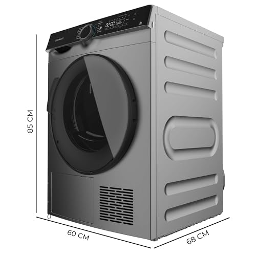 Cecotec - 10 kg Heat Pump Dryer with Inverter Motor, Low Consumption, Easy Ironing