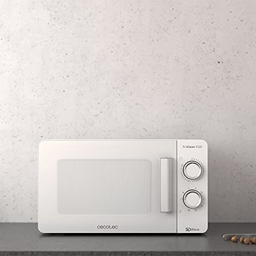 Cecotec ProClean 3020 Microwave, 20 Litre Capacity, Easy to Clean