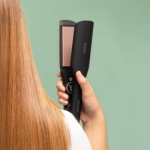 Cecotec - Bamba RitualCare Sphere Max Straightener with Ceramic Coating, 3D Float Plates, LED Indicator, 140-220ºC