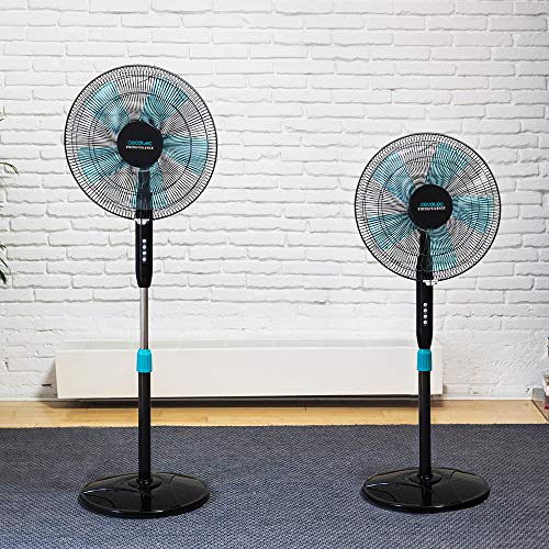 Cecotec EnergySilence 510 Pedestal Fan in black with 5 blades and adjustable height